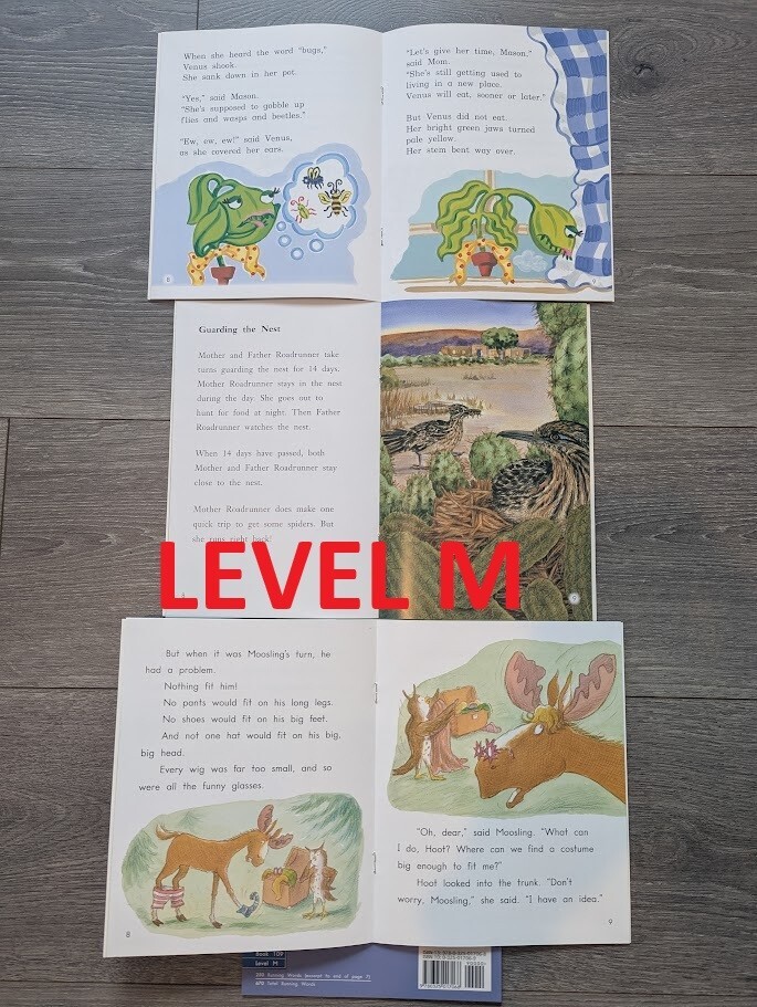 Fountas & Pinnell LLI BLUE SYSTEM Complete Set 1-120 Color Readers Level B-N NEW