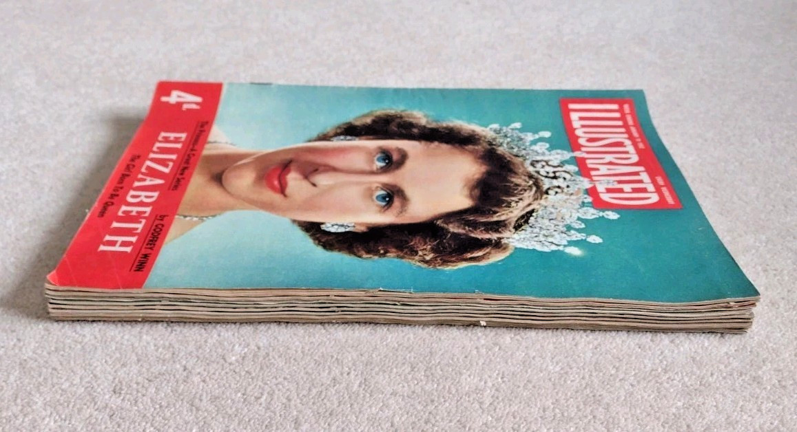 Illustrated magazine Jan-Mar 1952 x9: Elizabeth The Girl Born to be Queen +++