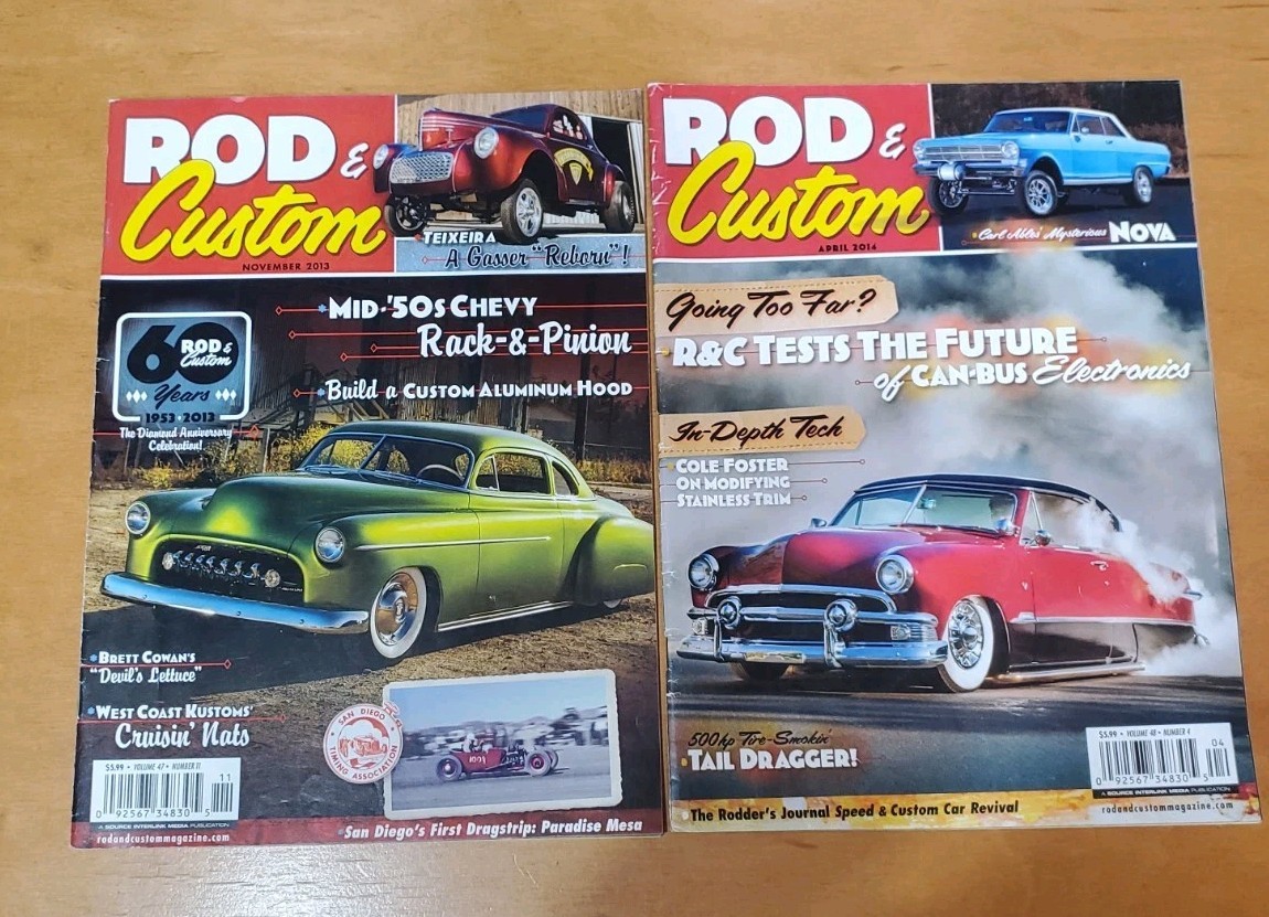 Rod & Custom Magazine Mixed Lot Of 32 From 1995-2004-05-06-07-09-10-11-12-13-14