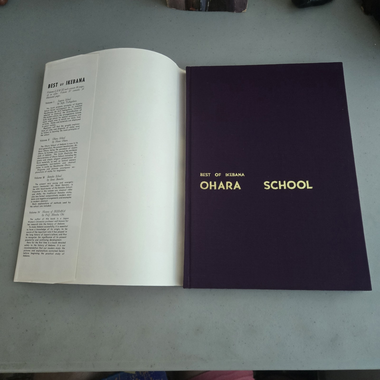 Best Of Ikebana Lot (3) Vintage Japanese Books • Flowers Ikenobo Ohara