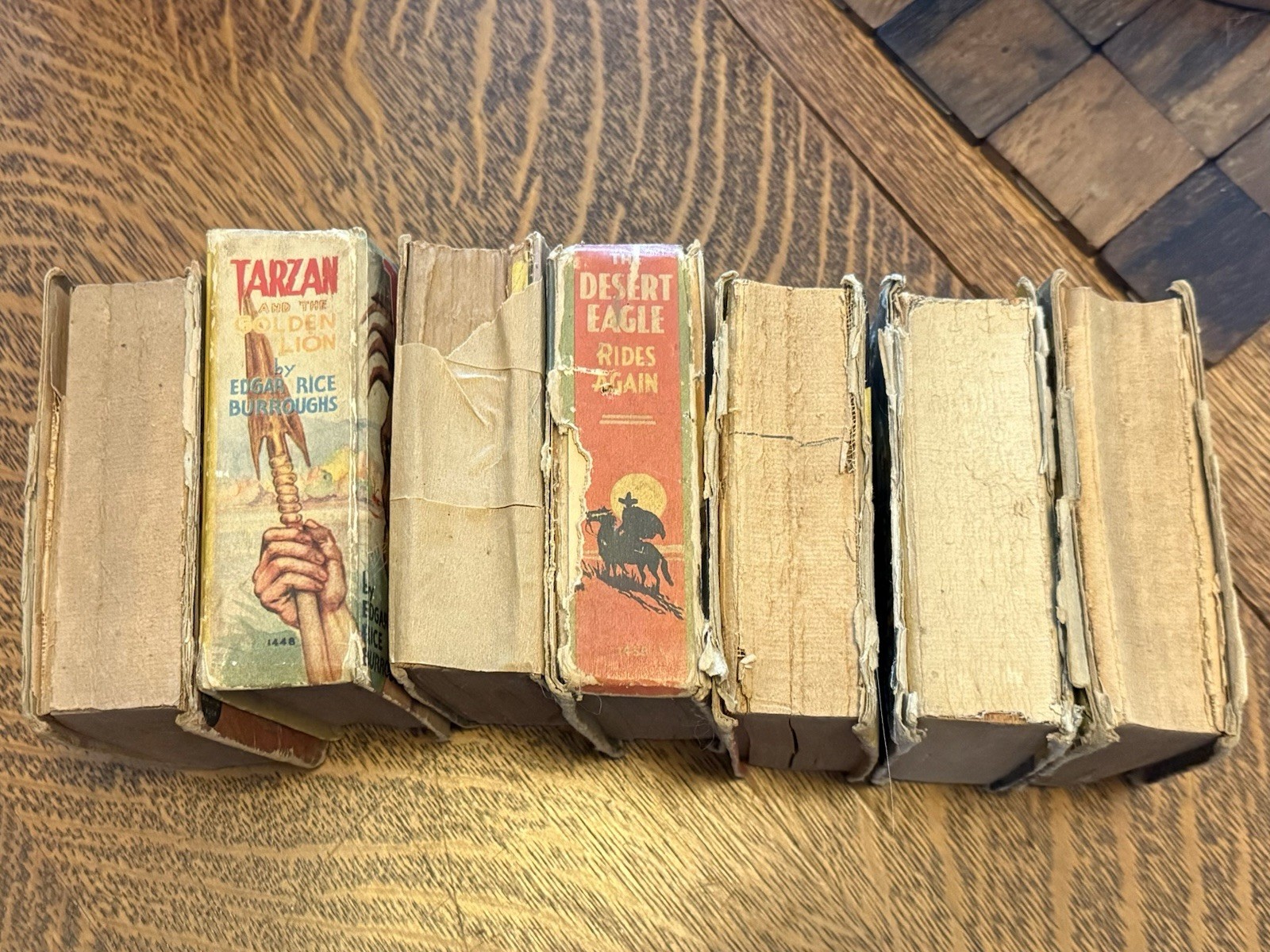 MIXED Lot Of 7 vintage 1930’s-1940&rsquo;s WHITMAN Big Little Books (as-is)