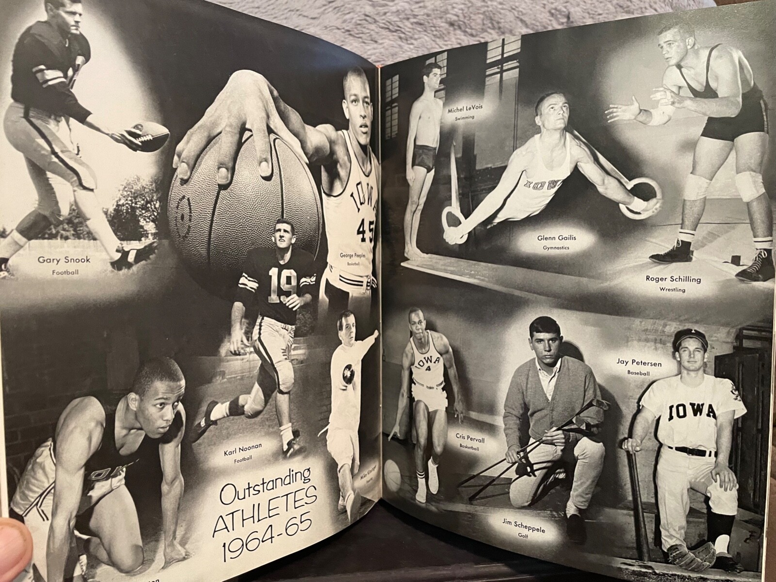 UNIVERSITY OF IOWA 1965 ANNUAL « HAWKEYE 1965 » VOL. 75. NEAR MINT 464 PAGES