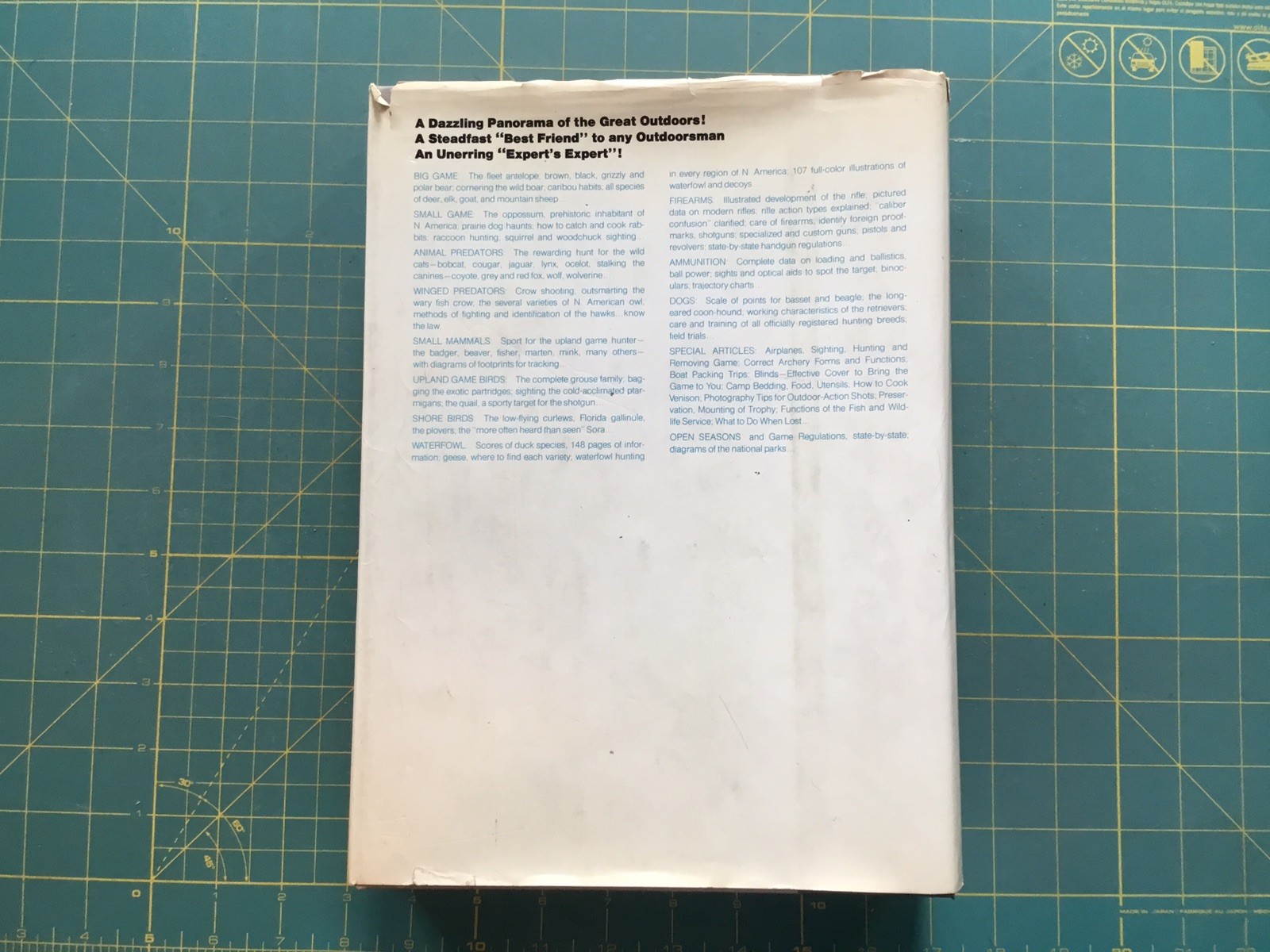 1972 THE NEW HUNTER&rsquo;S ENCYCLOPEDIA, 1054Page Book, Many Pictures, 3rd printing