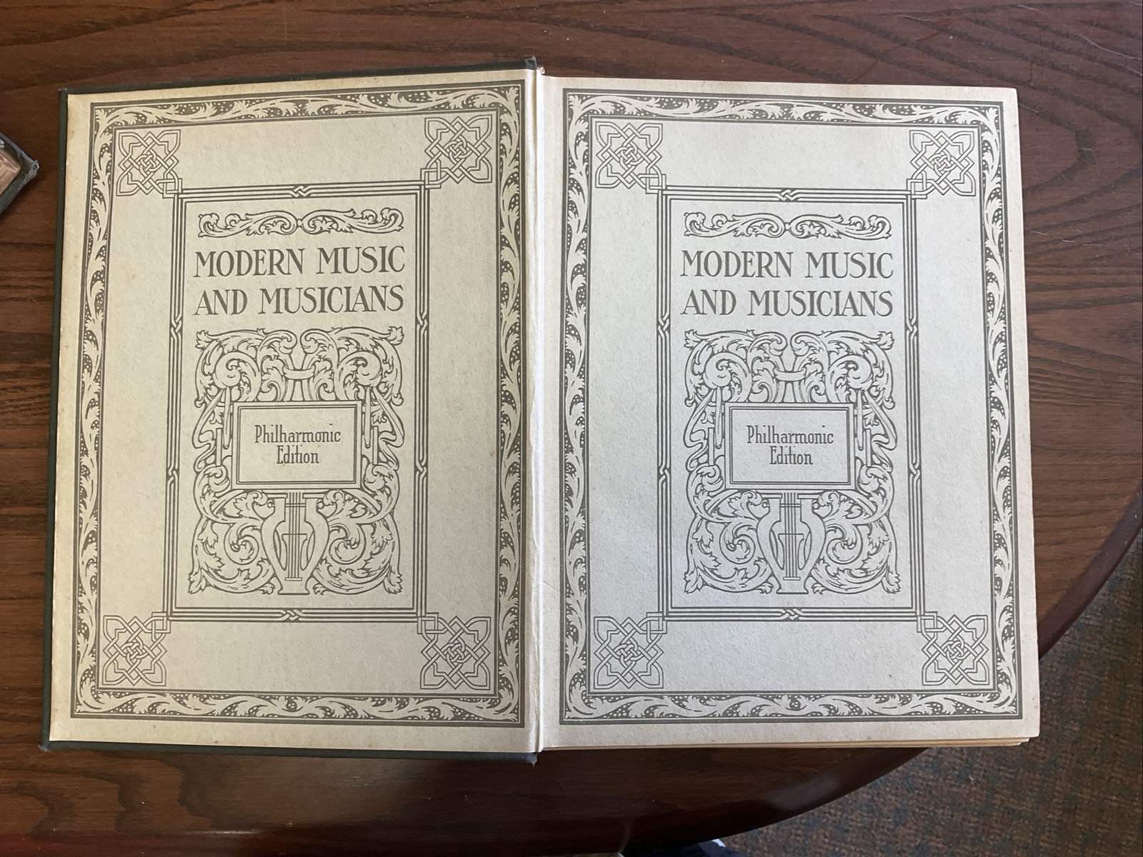 1912 Modern Music & Musicians Philharmonic Edition, 4 Volumes, See Photos