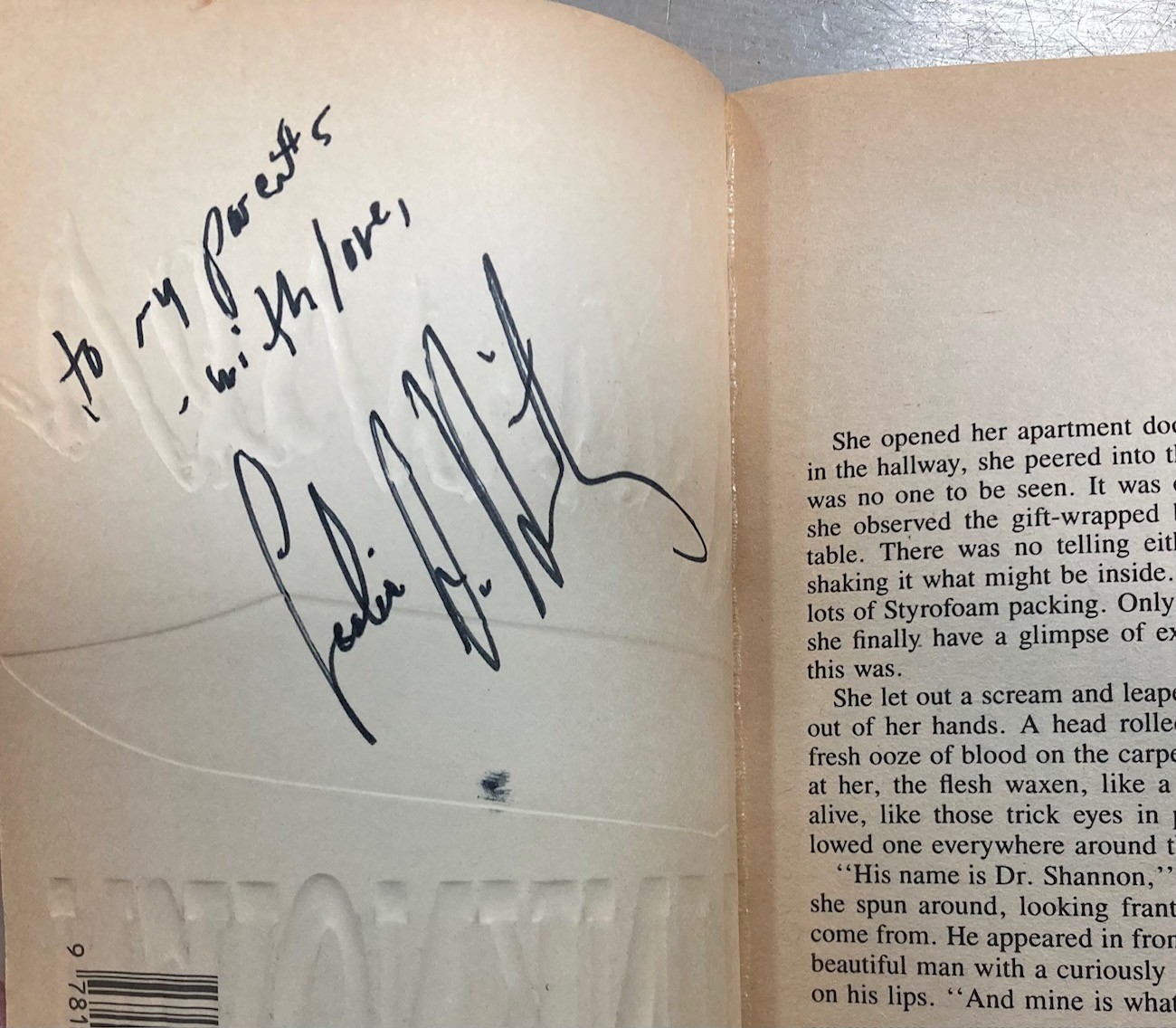 Causes Unknown Leslie Alan Horvitz 1989 Lynx 1st ed. Signed Horror, Thriller