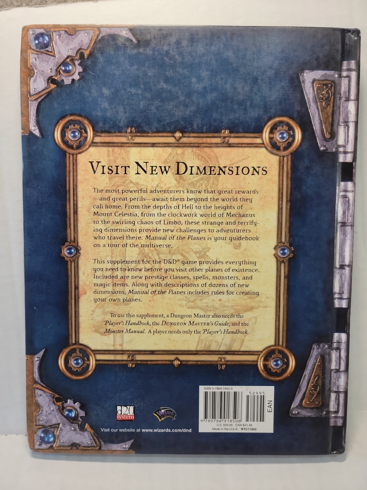 Dungeons & Dragons Manual of the Planes 2001 Jeff Grubb Bruce R. Cordell