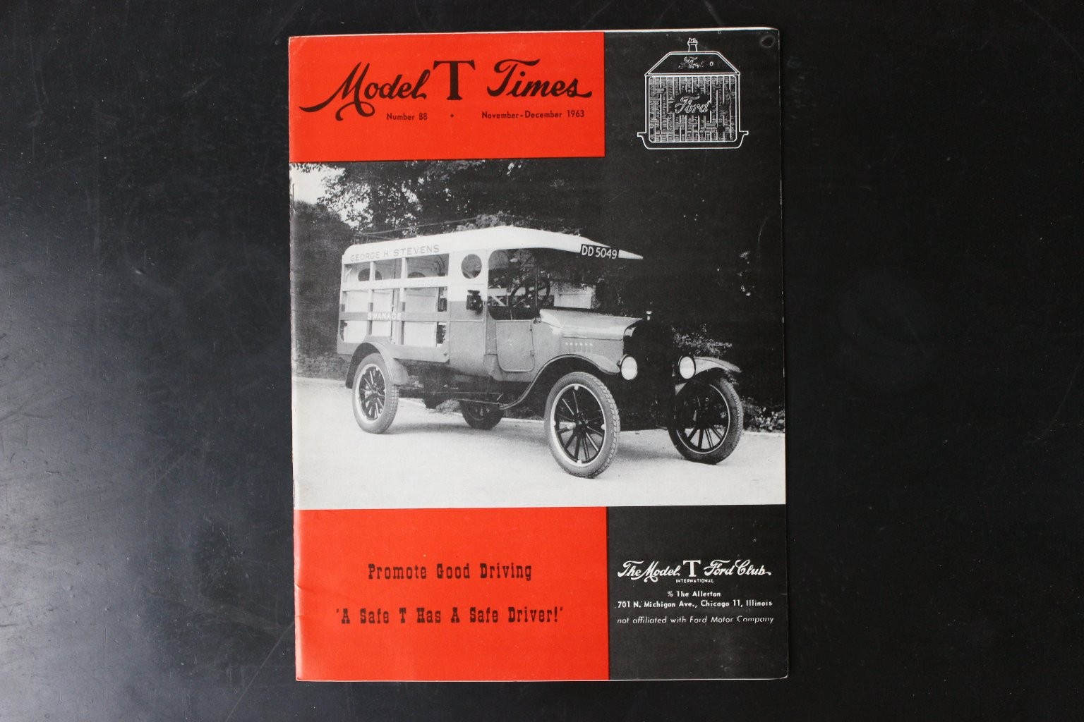 Model T Times November-December 1963 Ford Truck Magazine Automotive History