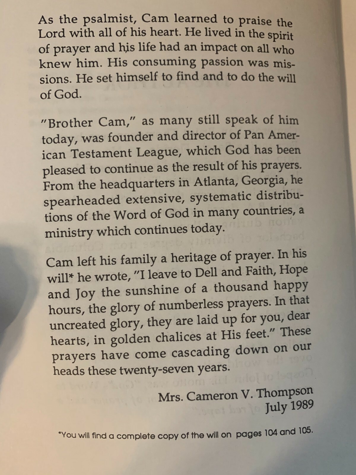 MASTER SECRETS OF PRAYER By Cameron V. Thompson *LIKE NEW* Book on how to pray