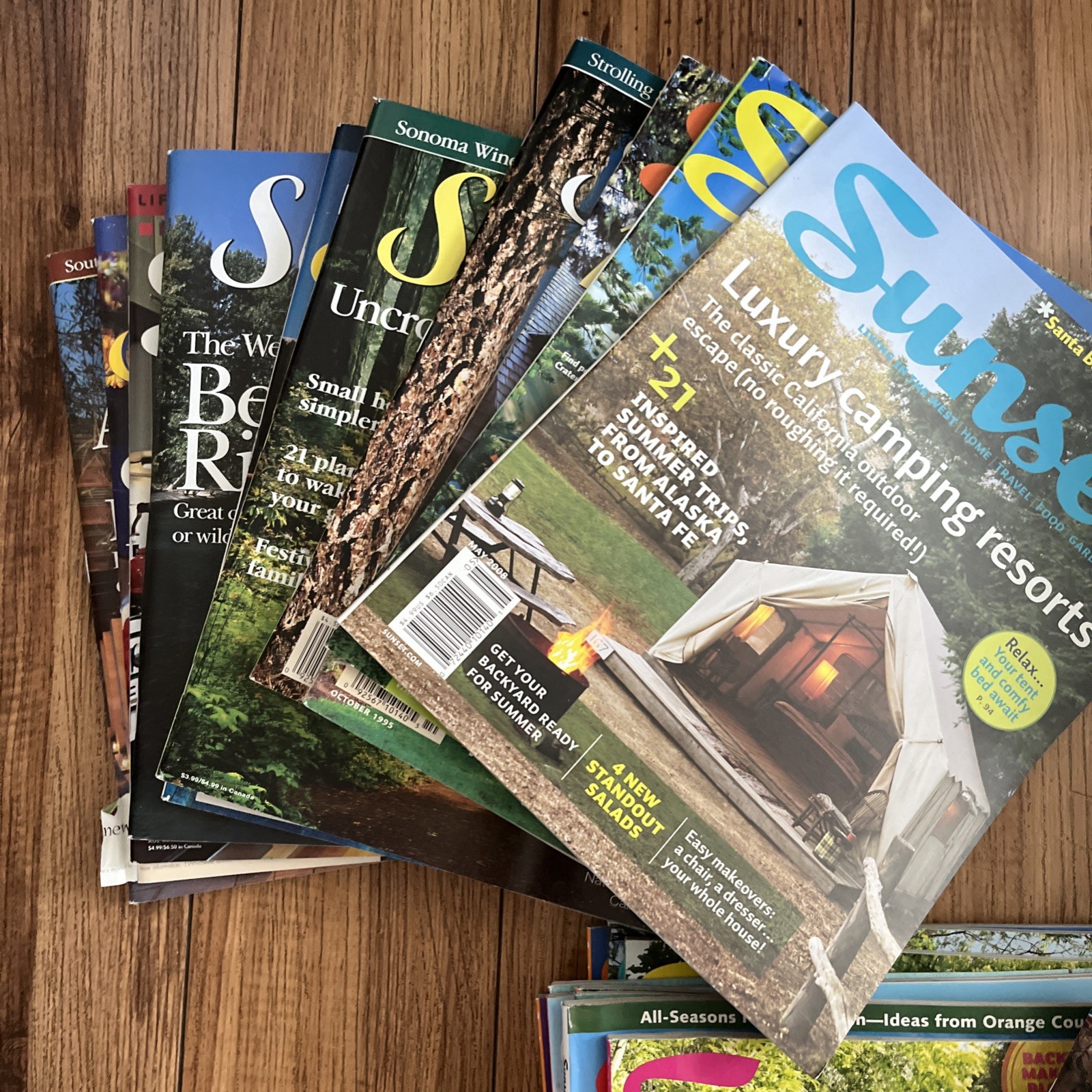 Lot Of 10 Random Pick Sunset Magazines 1960s To 2010s And Beyond . Food,Cooking