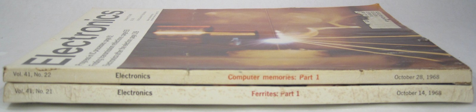 McGraw-Hill Vintage Electronics Magazine October 1968 Vol 41 Issue No 21 & 22