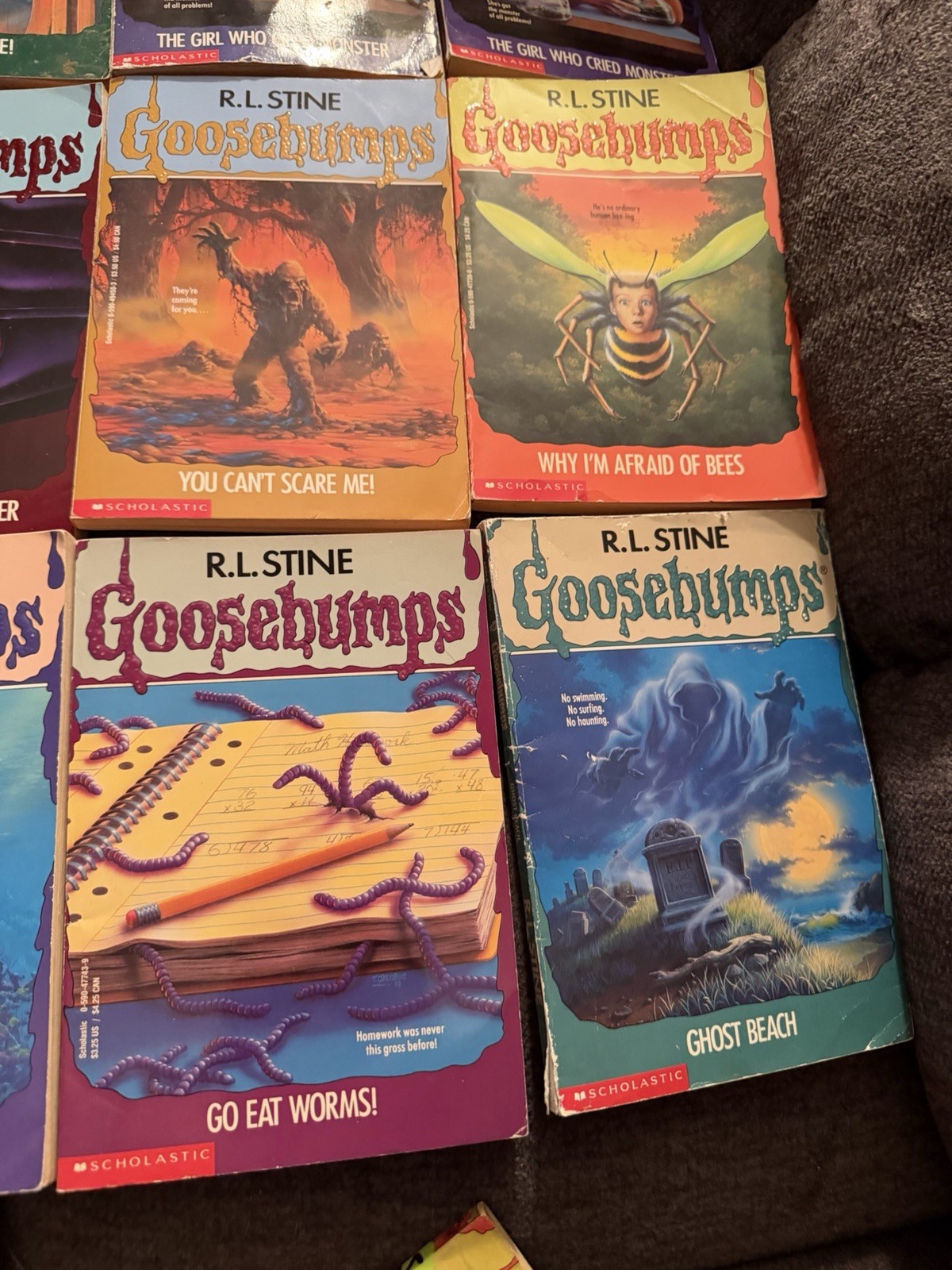 Mixed Lot of 33 Goosebumps 90s Books R.L Stine
