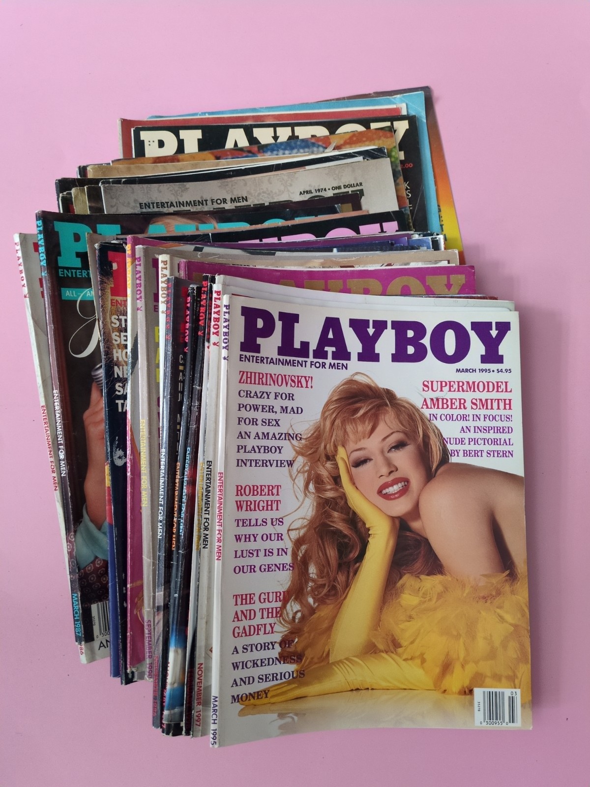 50 Playboy Magazine Cover Only Mixed Lot