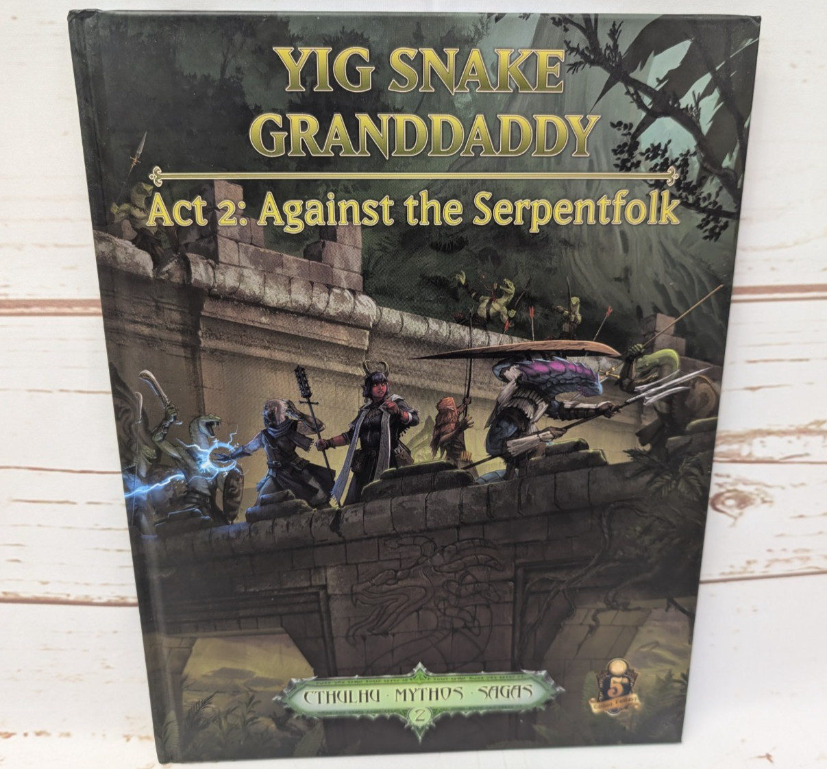 Cthulhu Mythos Yig Snake Granddaddy Act 2 Against the Serpentfolk Petersen RPG