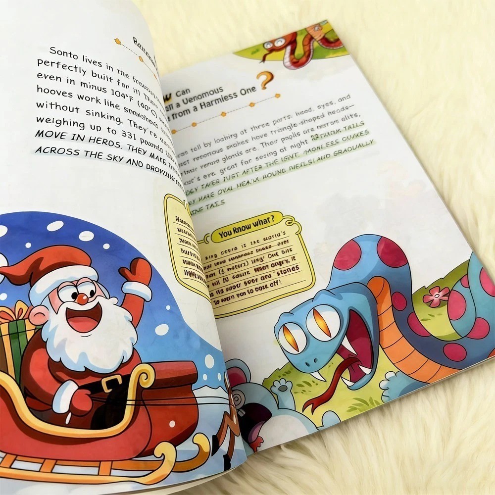 Children&rsquo;s Encyclopedia 100000 Whys Kids Book Ages 6-12 Extracurricular Reading