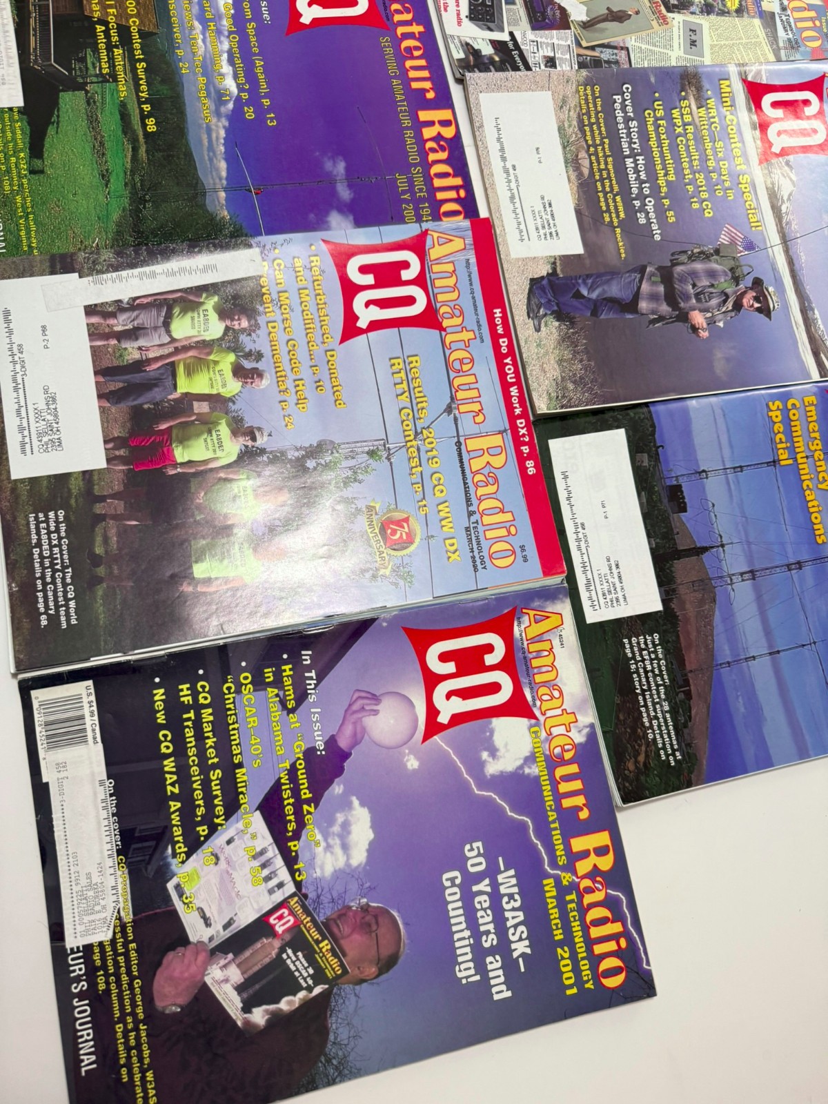 Lot of 13 Amateur Radio CQ Magazine Issues Various Years mostly 2010s great gift