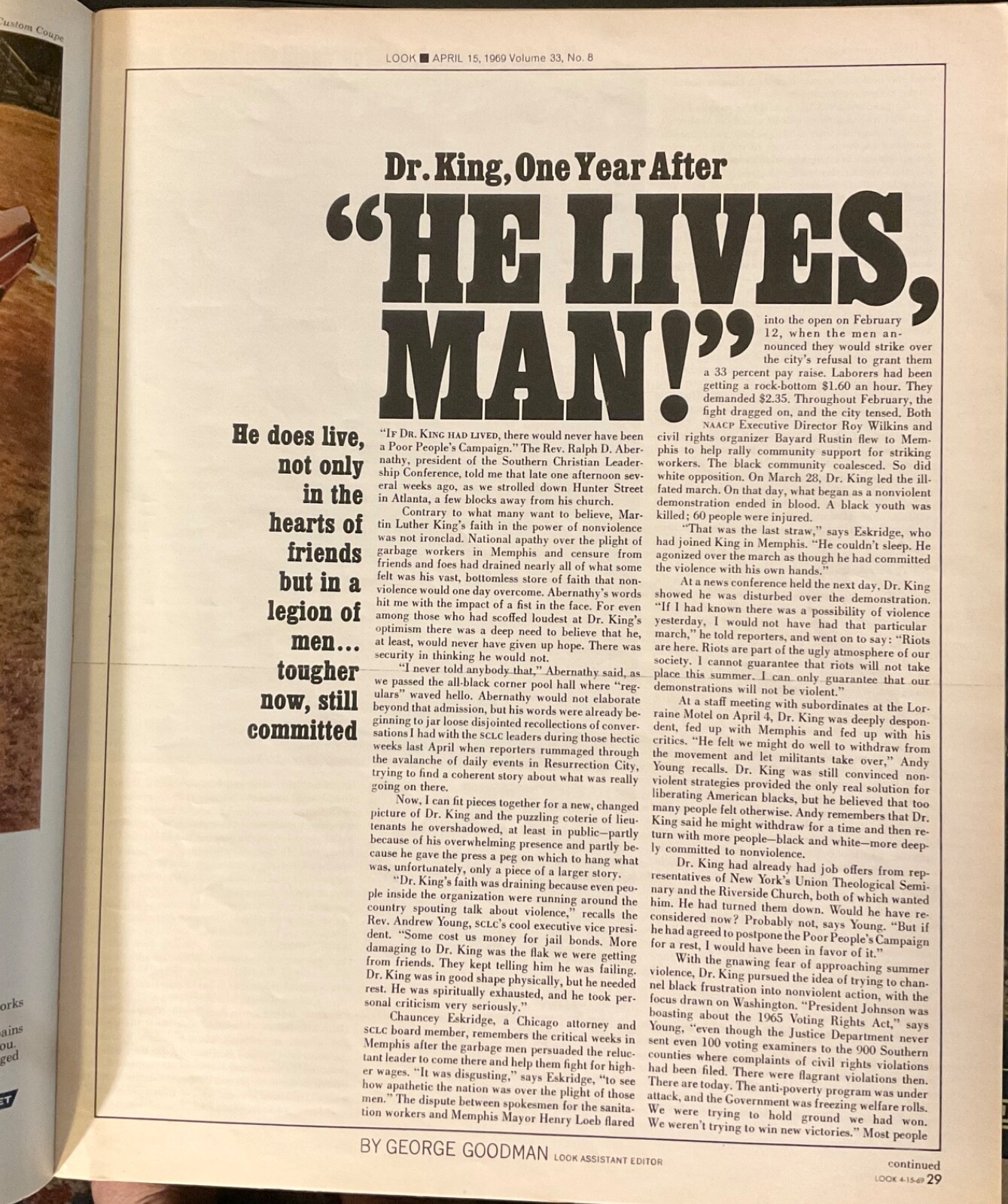 LOOK MAGAZINE Apr 15 1969 Raquel Welch – How Not To Be A Sex Goddess Vintage Ads