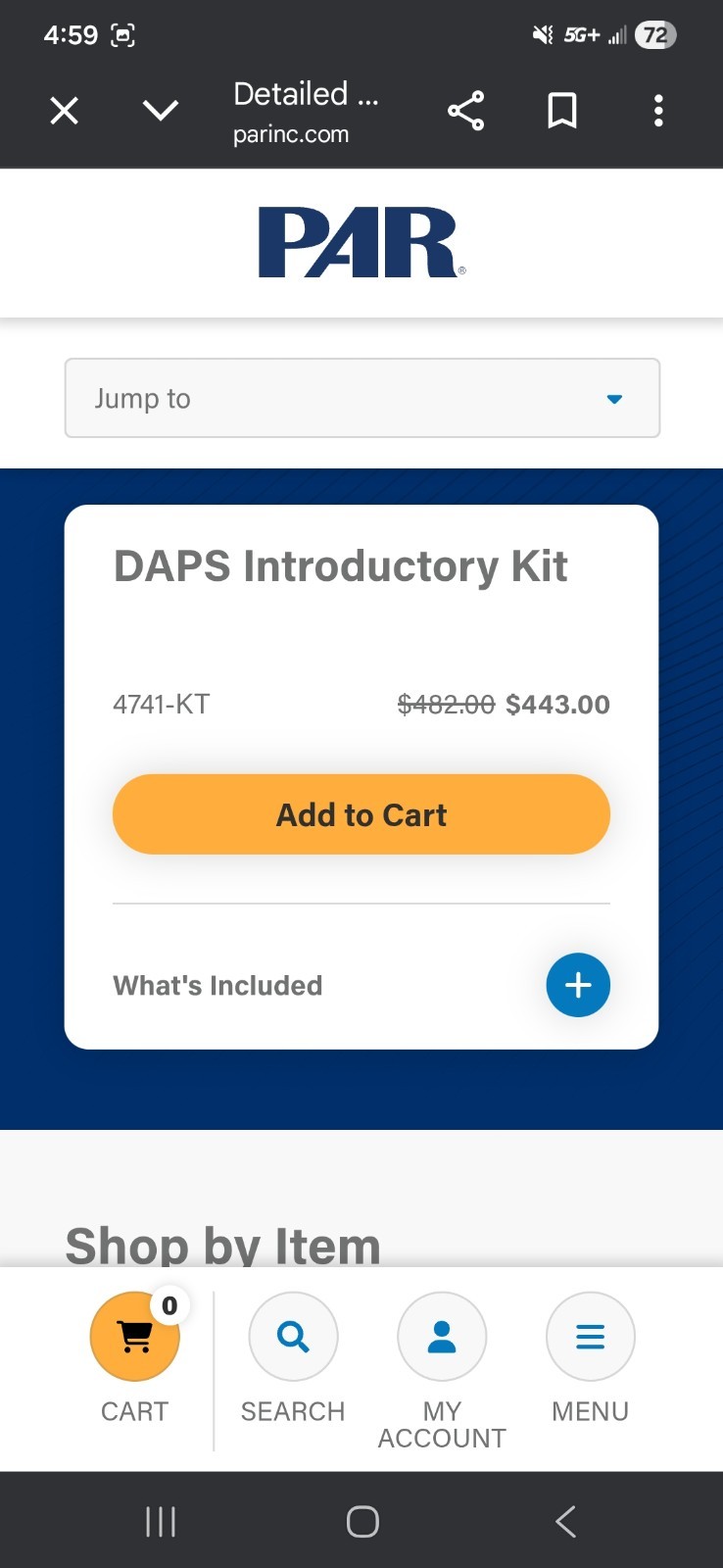 PAR 4741-KT Detailed Assessment of Posttraumatic Stress (DAPS) Complete Kit