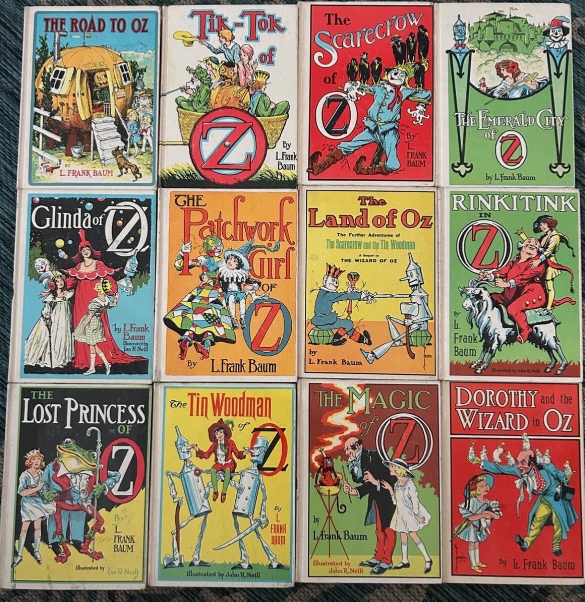 L. Frank Baum Nearly Complete 1956 OZ Series (12 Of 14 volumes) EUC!