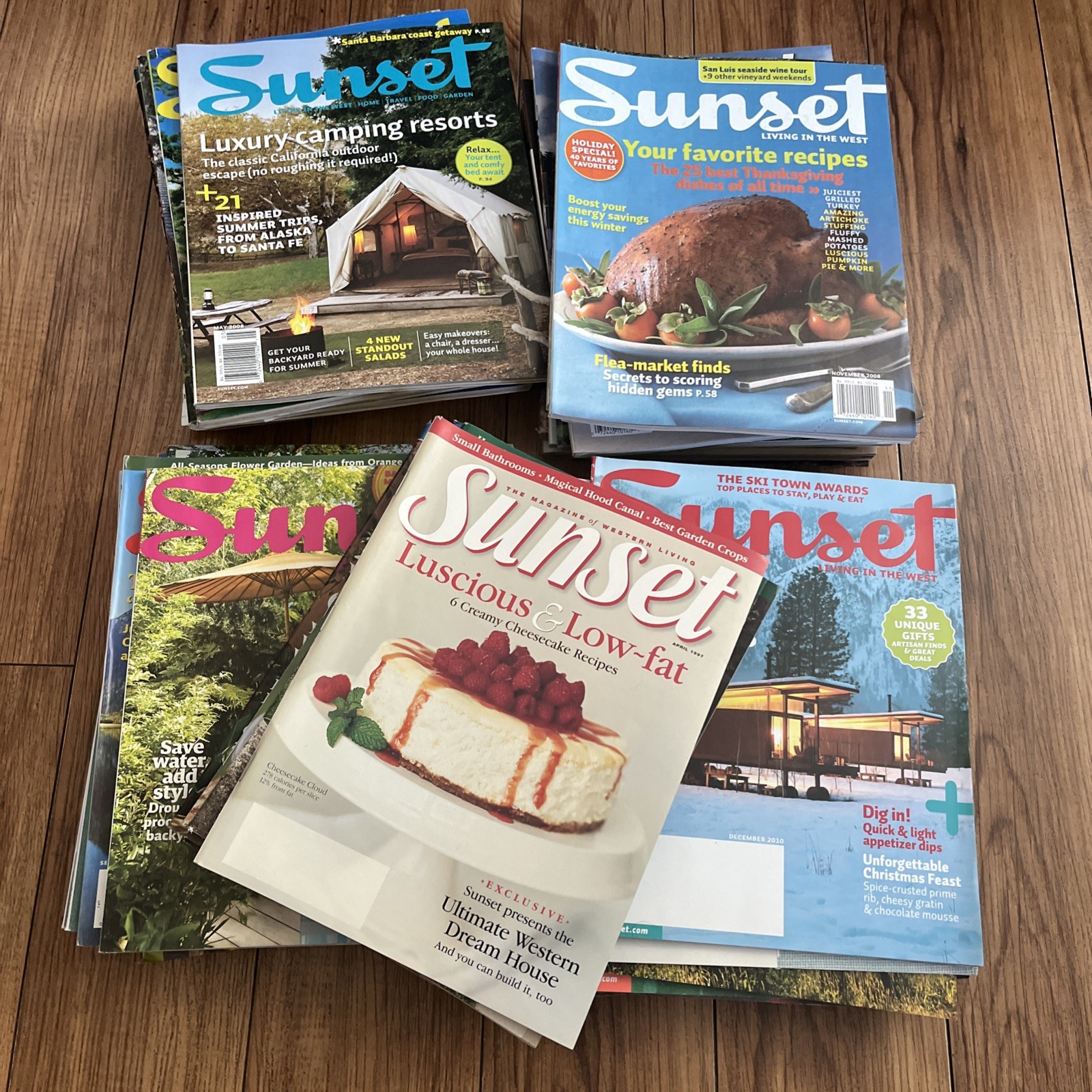 Lot Of 10 Random Pick Sunset Magazines 1960s To 2010s And Beyond . Food,Cooking