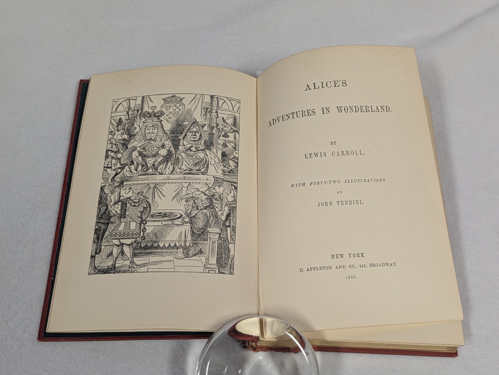 Lewis Carroll Alice&rsquo;s Adventures in Wonderland 1927 Facsimile 1st Edition 1866