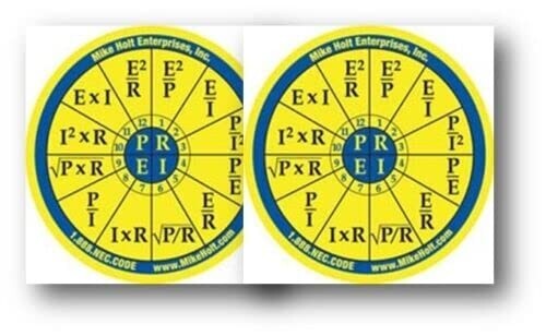 2023 Mike Holt&rsquo;s NEC Tabs (Color Coded) with 2 Ohm&rsquo;s Law Stickers Pamphlet
