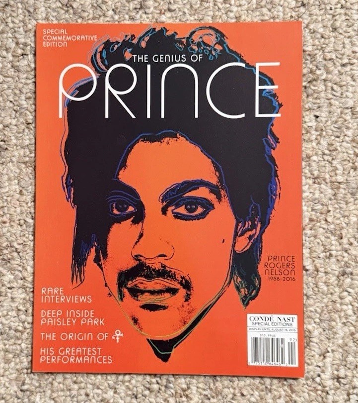 The Genius of Prince – Special Commemorative Edition by Conde Nast 2016 (1st Ed)