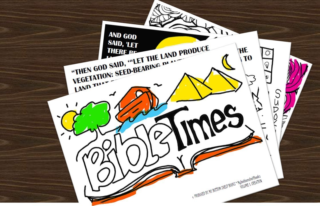 DIGITAL- 2026 BIBLE TIMES ACTIVITY COLOR BOOK vol 1 GENESIS 1*PRINT REQ&rsquo;D* 11pgs