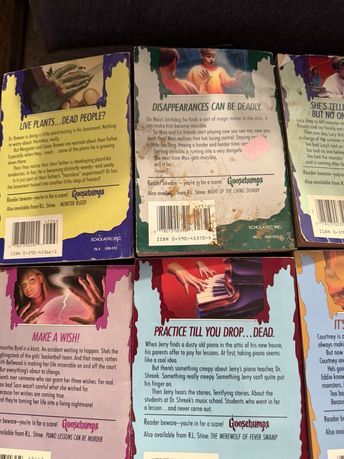 Mixed Lot of 33 Goosebumps 90s Books R.L Stine