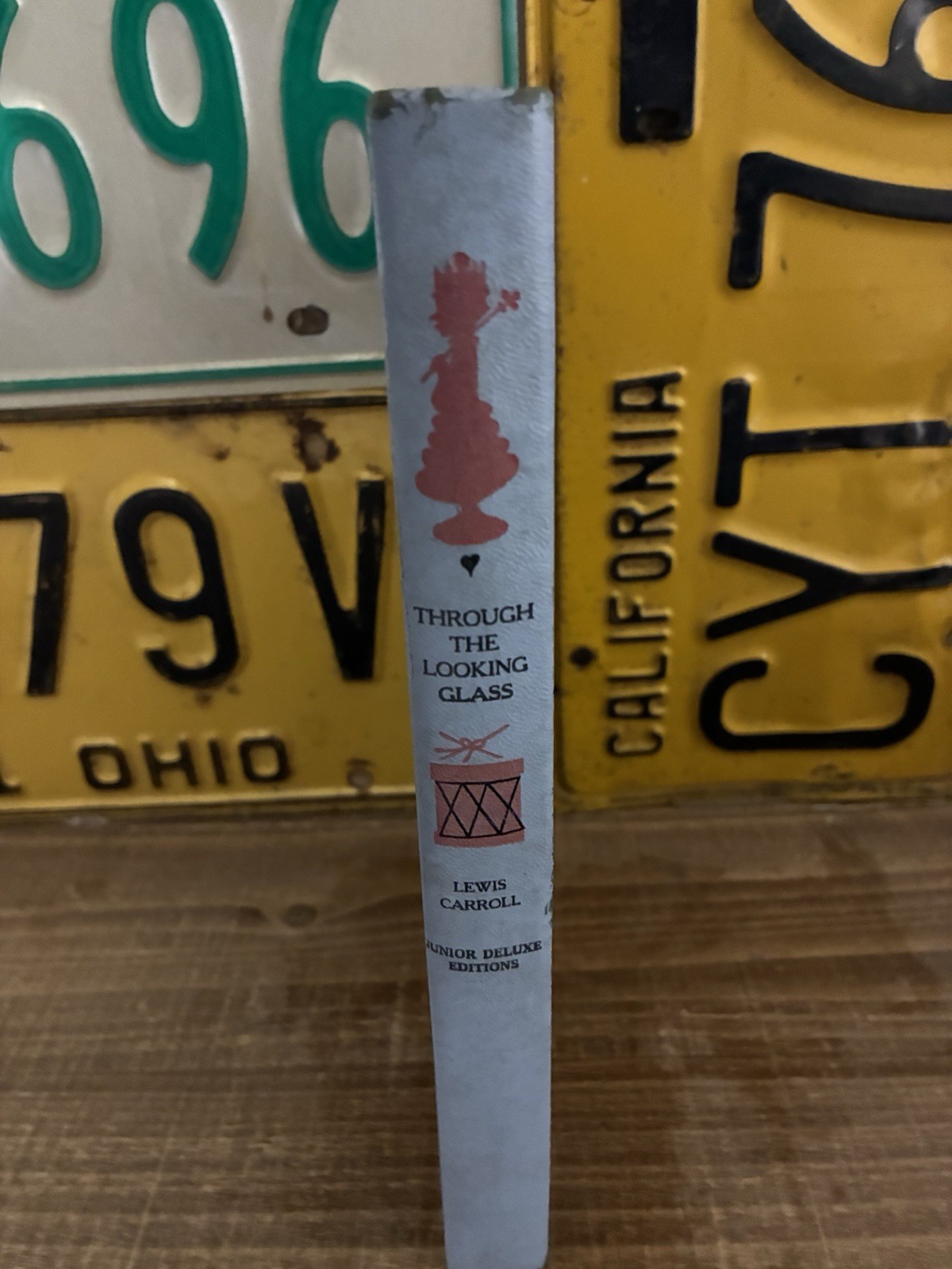 VTG 1956 Through The Looking Glass Junior Deluxe Edition Water Damage