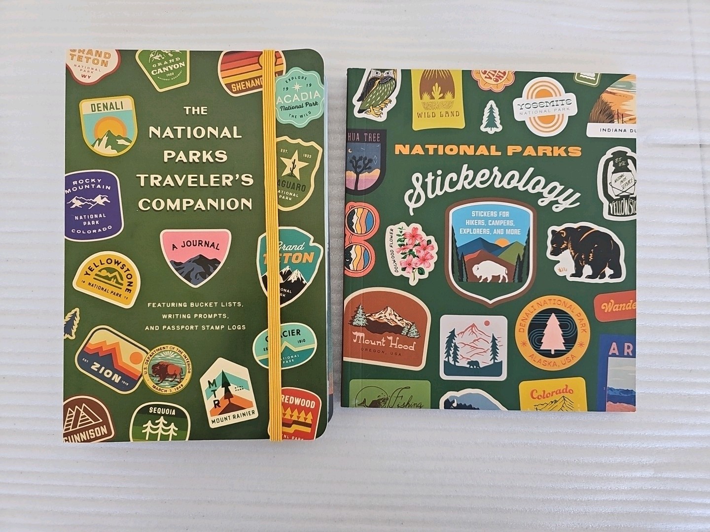 The National Parks Traveler&rsquo;s Companion Journal and Sticker Book Paperback NEW