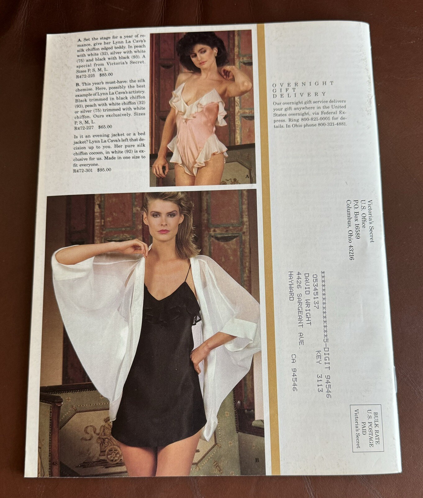 Victoria&rsquo;s Secret 1984 Gift Album Catalog 47+pages lastLetter Victoria 20morLstd