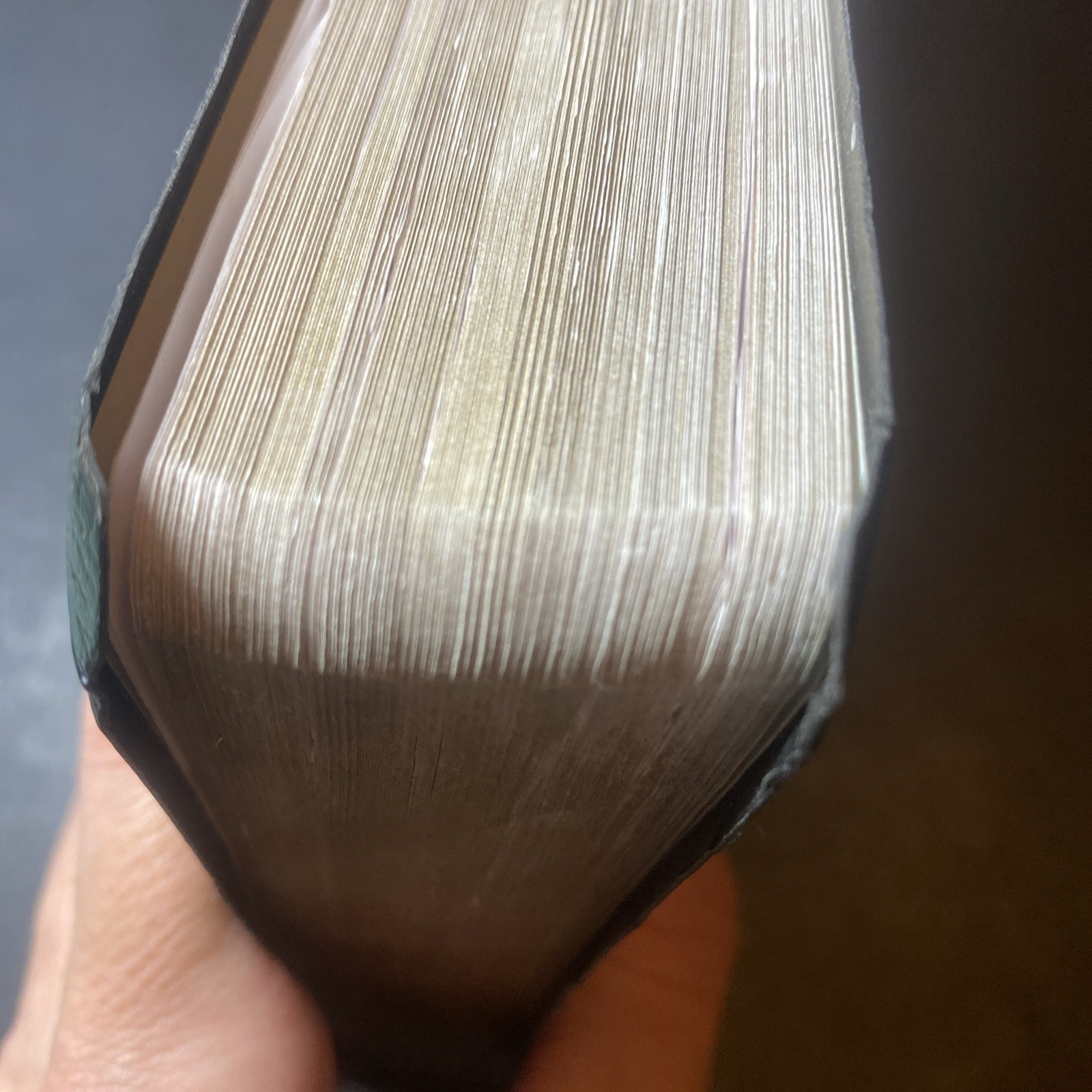 Holy Bible King James Reference KJV Black Bonded Leather Zondervan 1994, VGC