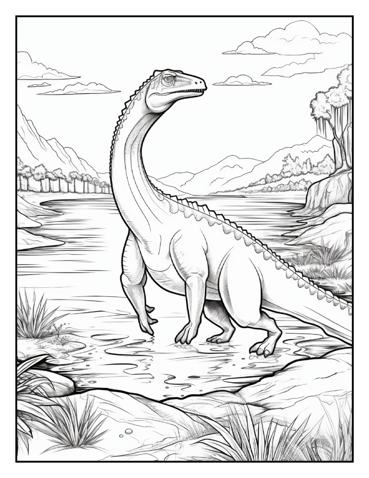 « Cute Dinosaur Coloring Book | Easy, Cute & Relaxing Designs | Perfect Gift Ide