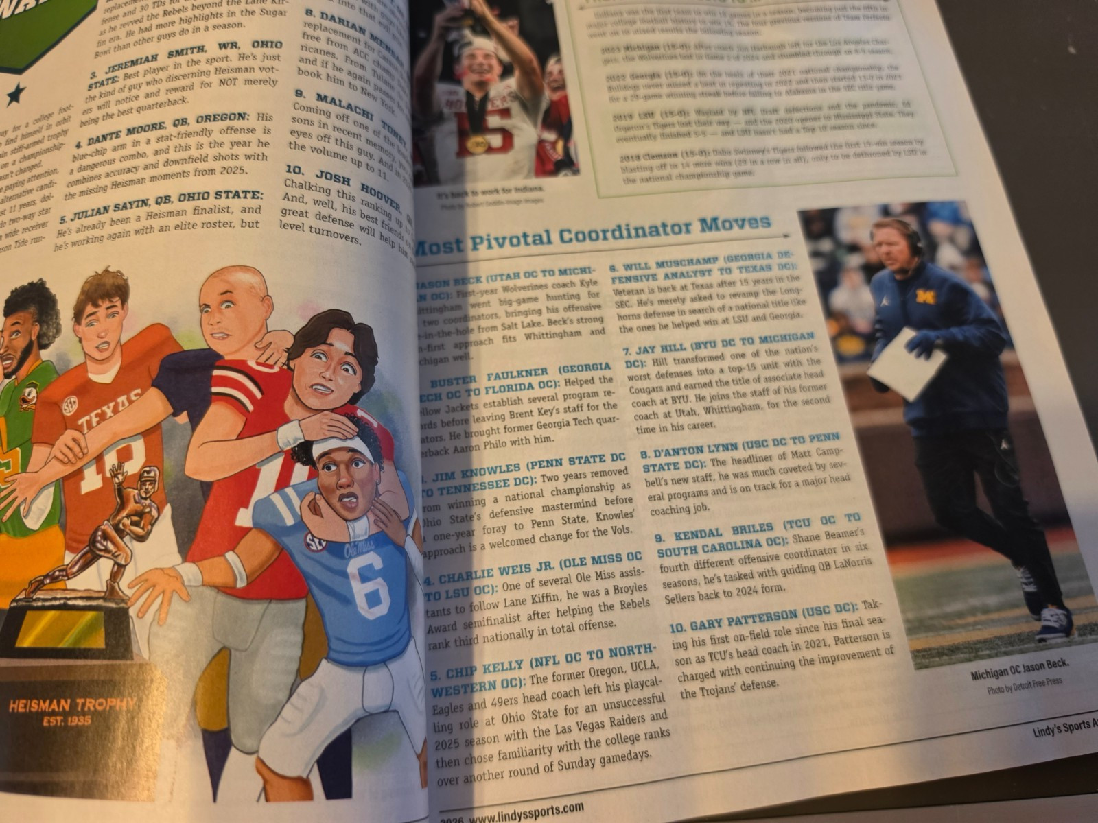 Southeastern 2026 Preview Magazine by Lindy&rsquo;s Sports -Leading Football Authority