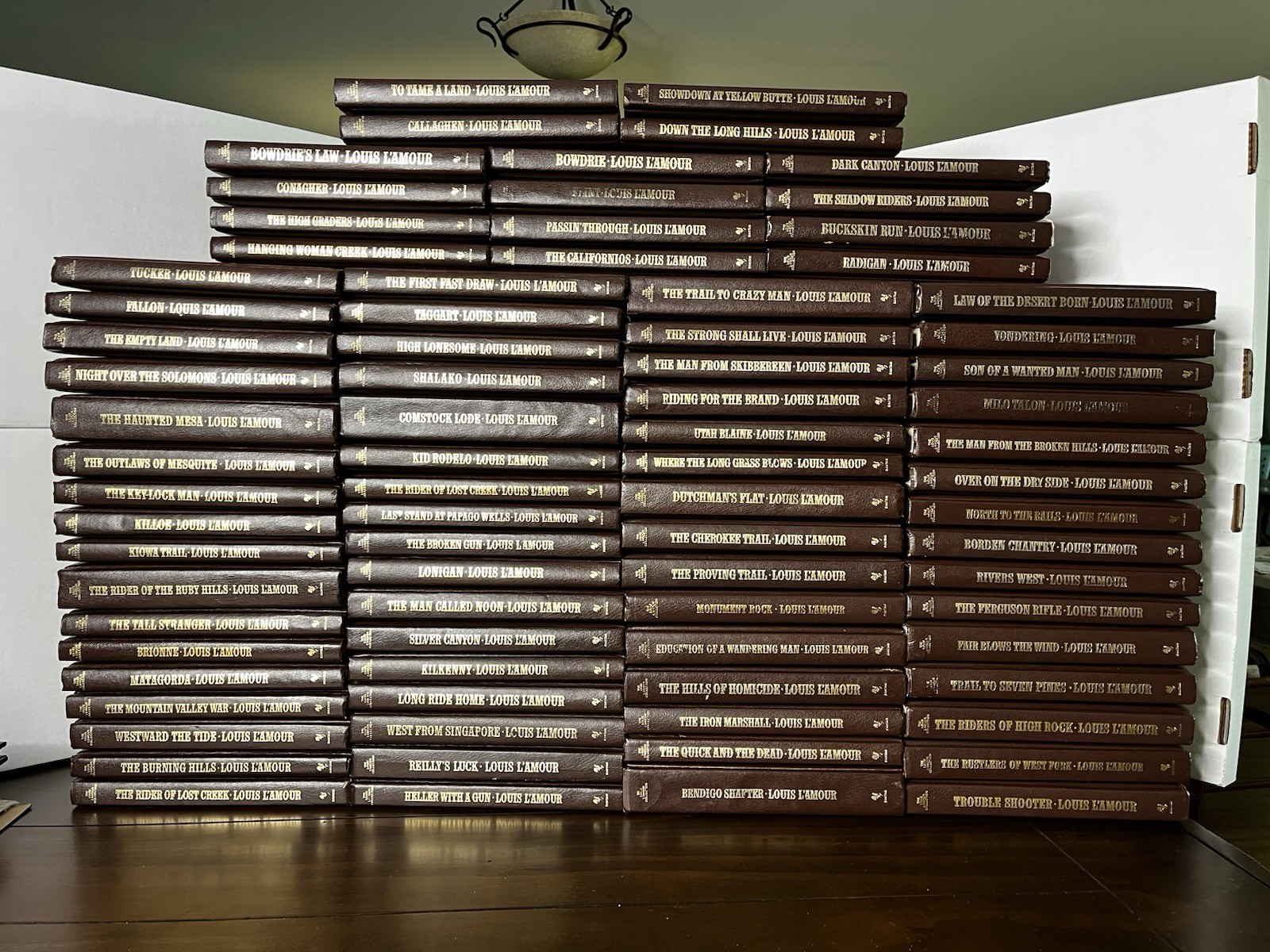 The Louis L&rsquo;Amour Collection Leatherette Hardcover Books (Sold Individually)