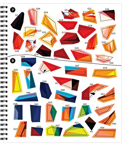 Sticker By Number Birds Art Book Spiral Bound 28 Engaging Images For All Ages
