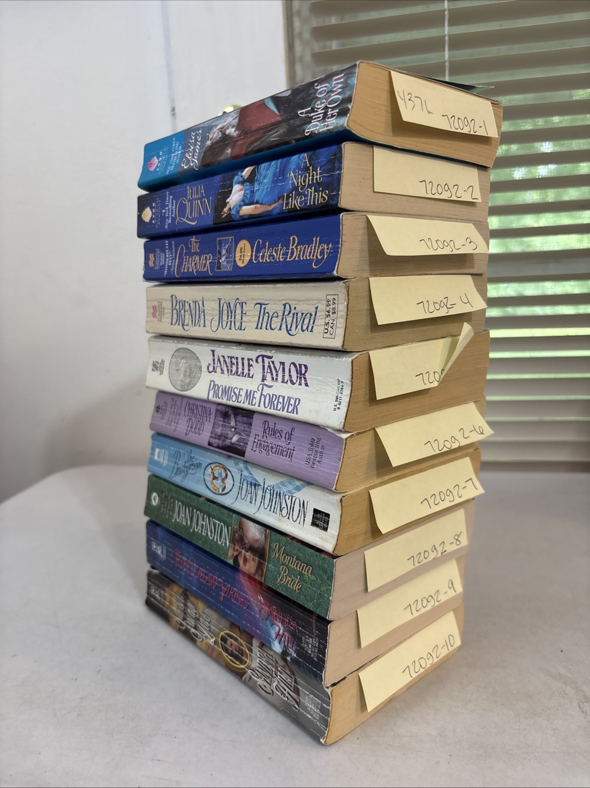 Lot of 10 – Historical Romance – Mixed Authors – Mass Paperbacks – FREE SHIPPING