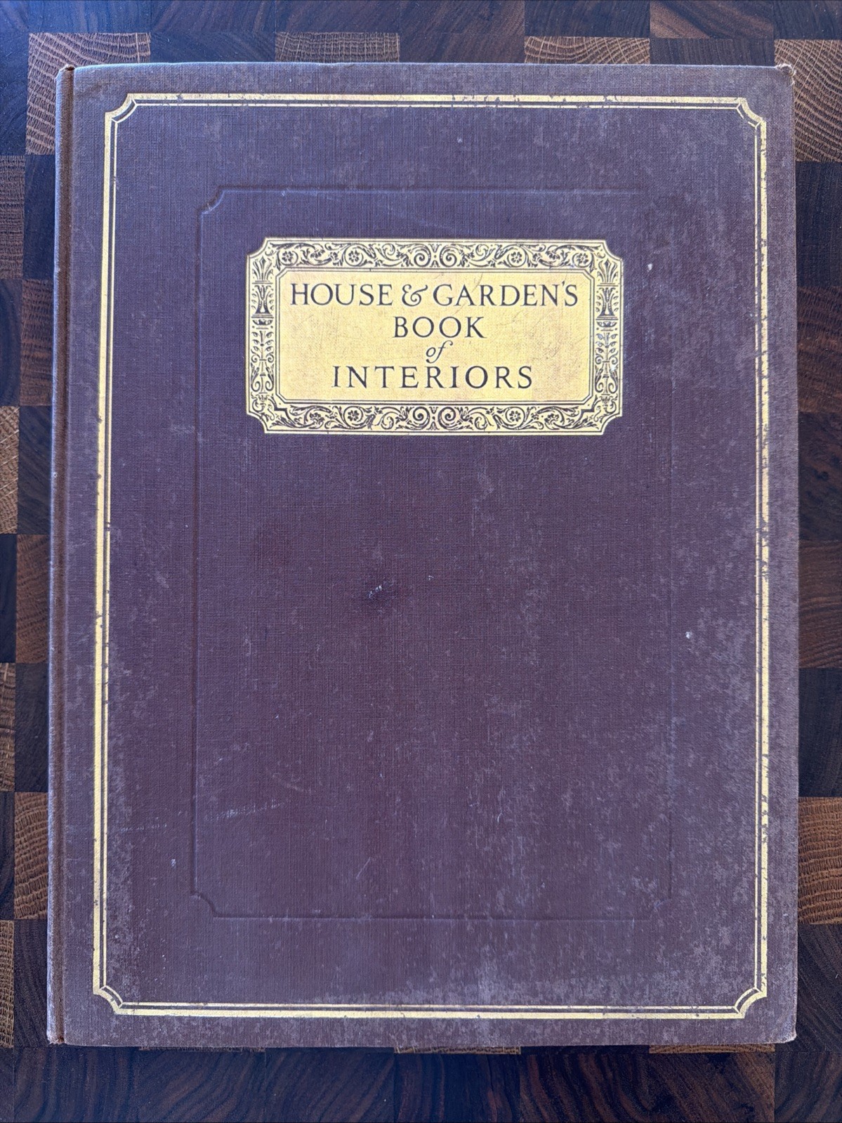 House & Garden’s Book of Interiors Hardcover Book, 1st edition 1920