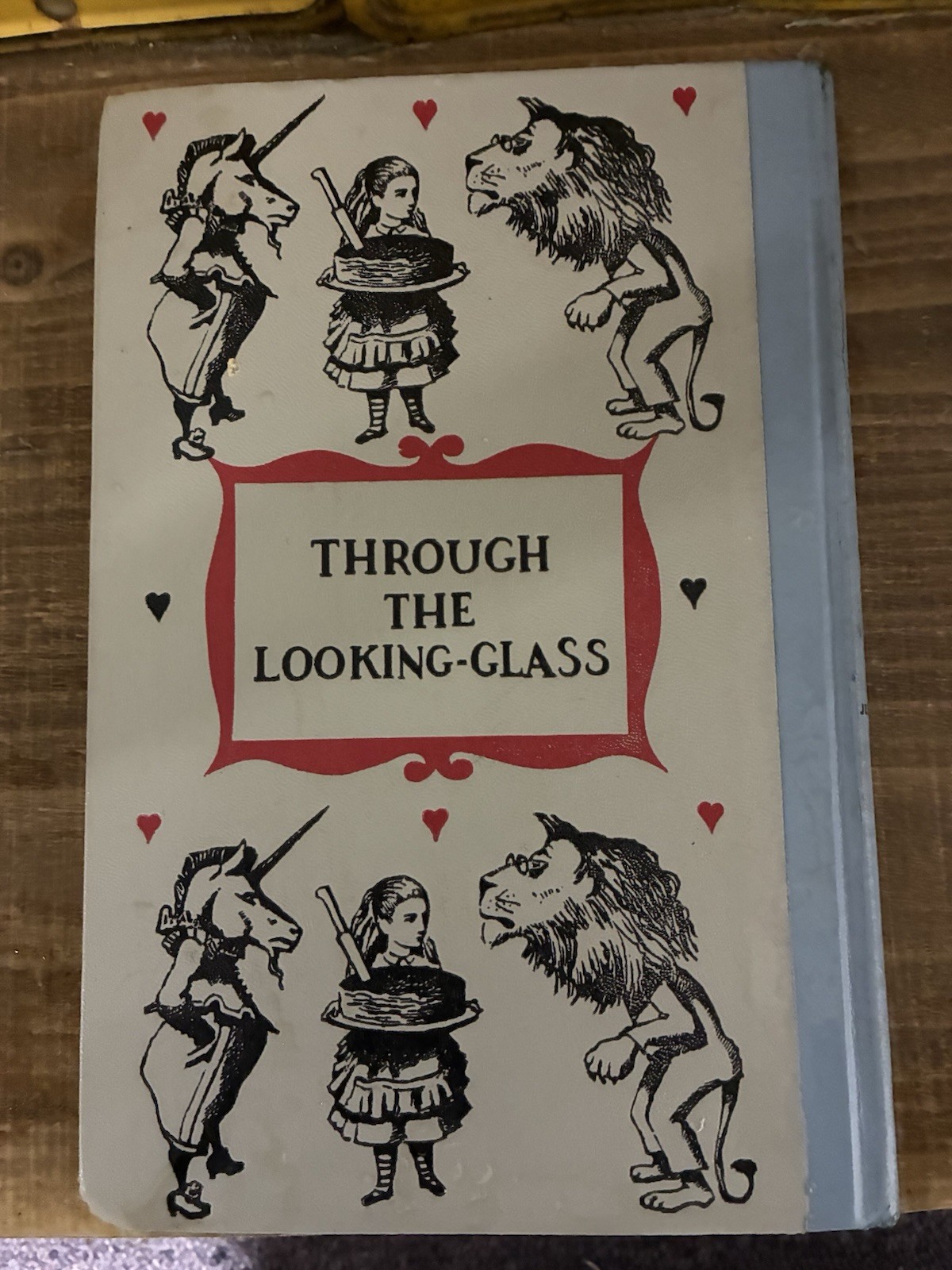 VTG 1956 Through The Looking Glass Junior Deluxe Edition Water Damage