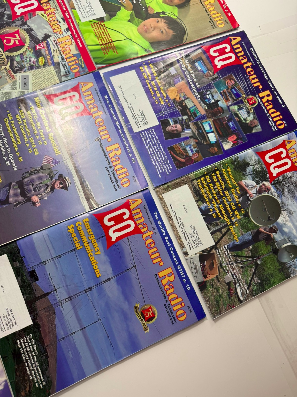 Lot of 13 Amateur Radio CQ Magazine Issues Various Years mostly 2010s great gift