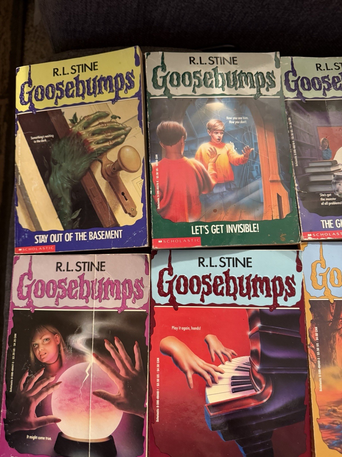 Mixed Lot of 33 Goosebumps 90s Books R.L Stine