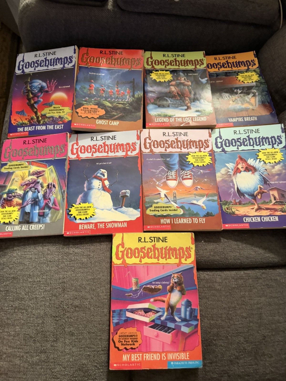 Mixed Lot of 33 Goosebumps 90s Books R.L Stine