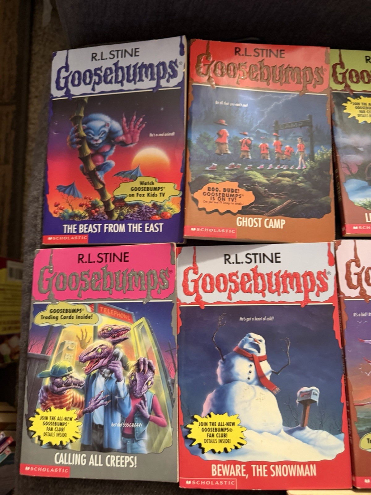 Mixed Lot of 33 Goosebumps 90s Books R.L Stine