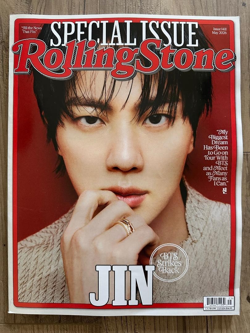 2026 ROLLING STONE May Issue BTS Back On Top SPECIAL ISSUE Return Jin Cover