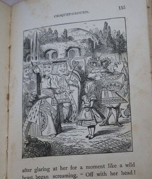 Scarce Antique Alice&rsquo;s Adventures in Wonderland, Illust John Tenniel, 1893