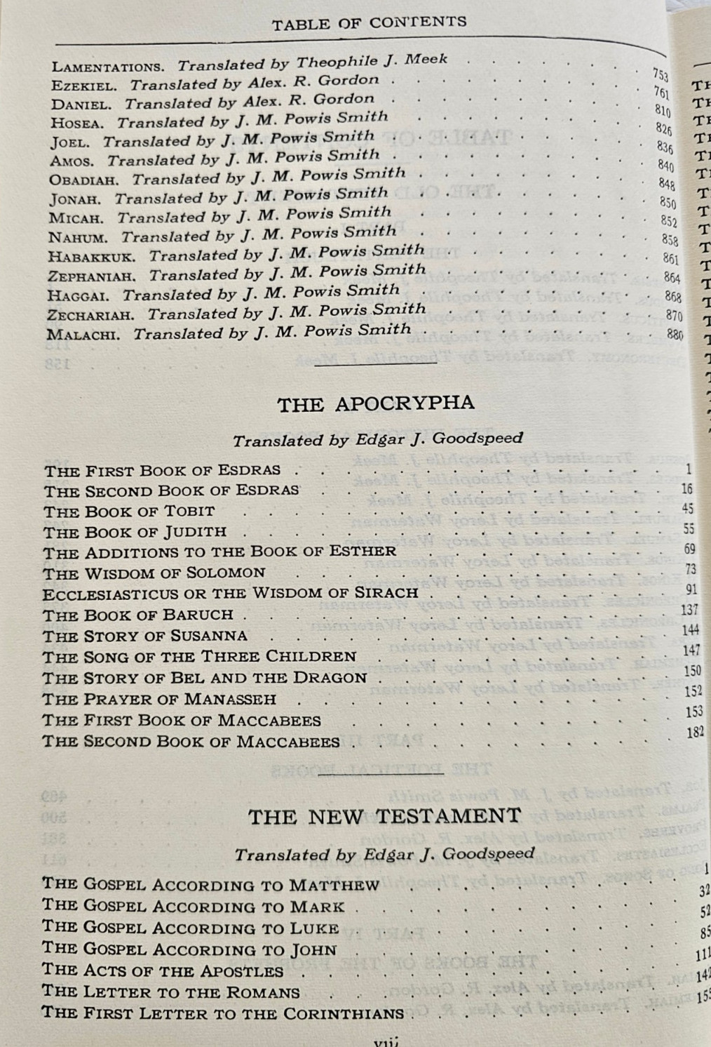 Vtg 1964 COMPLETE BIBLE SMITH GOODSPEED HCDJ American Translation APOCRYPHA OTNT