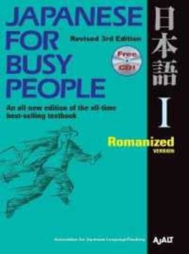 Japanese for Busy People I: Romanized Version 1 CD attached (Japanes – VERY GOOD