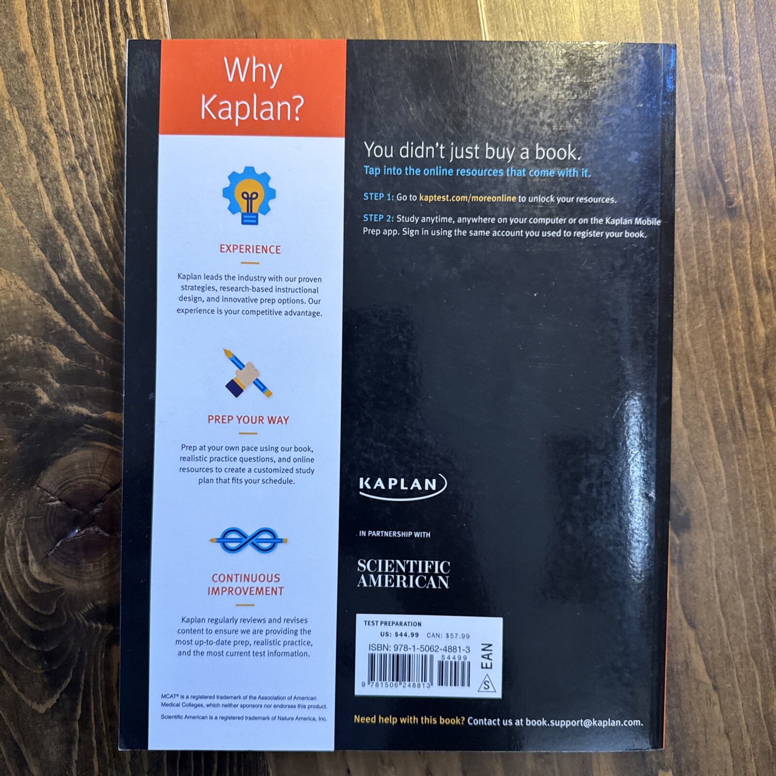 Kaplan Test Prep Ser.: MCAT Physics and Math Review 2020-2021