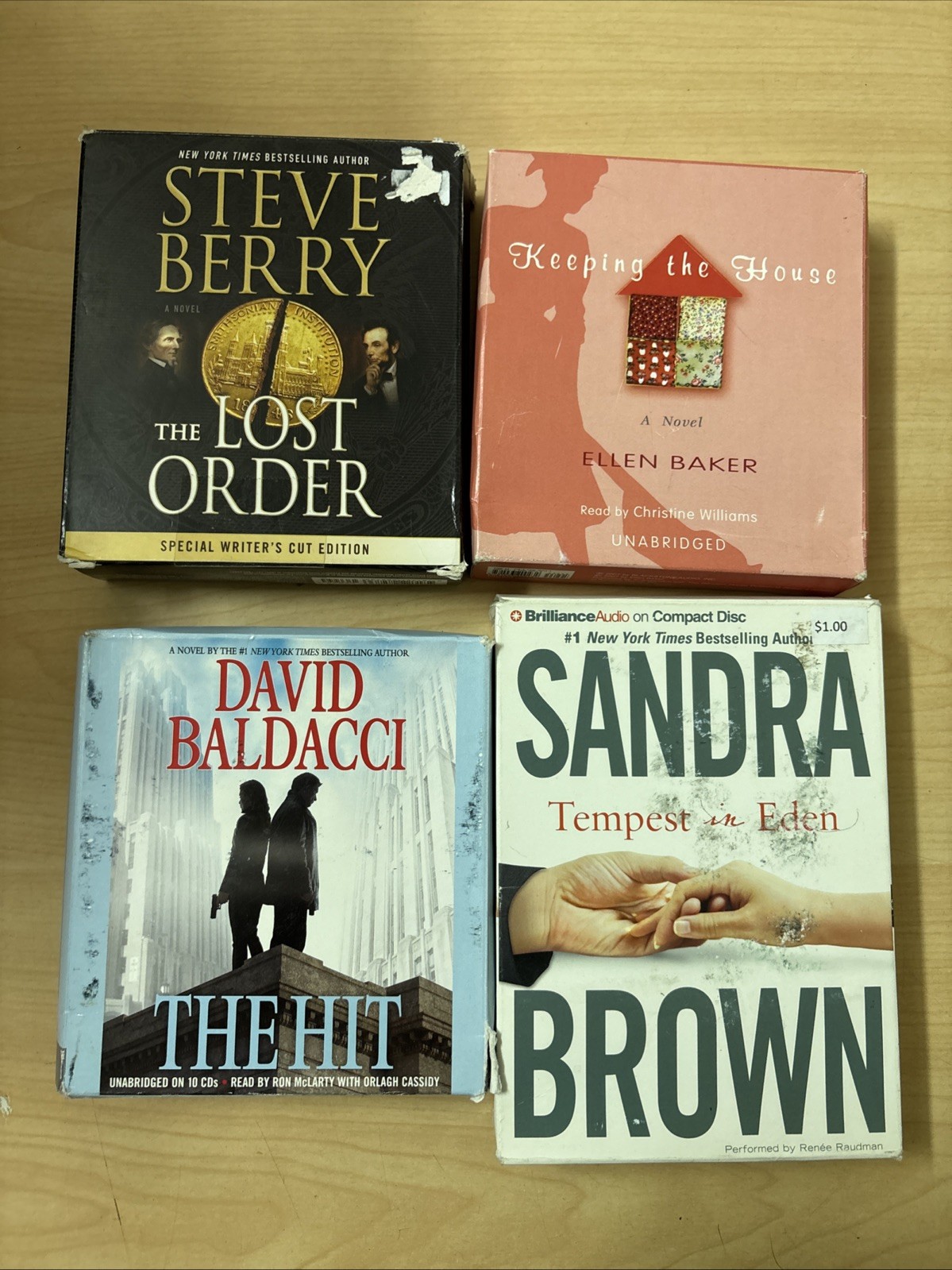 Mixed Lot 70 Audiobook Books on CD Wholesale Bulk Romance Thriller Nonfiction