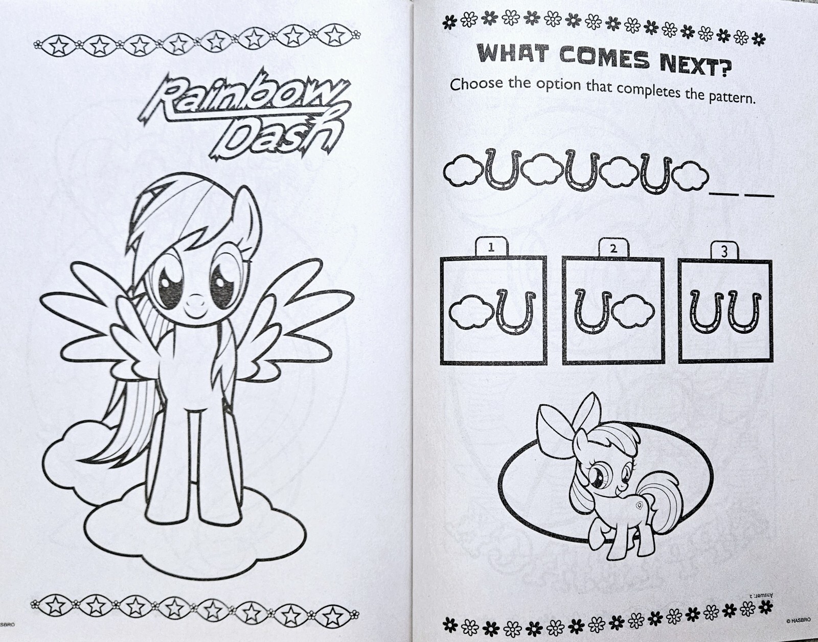MY LITTLE PONY Jumbo Coloring & Activity Book Set of 2 with 8 Jumbo crayons NEW